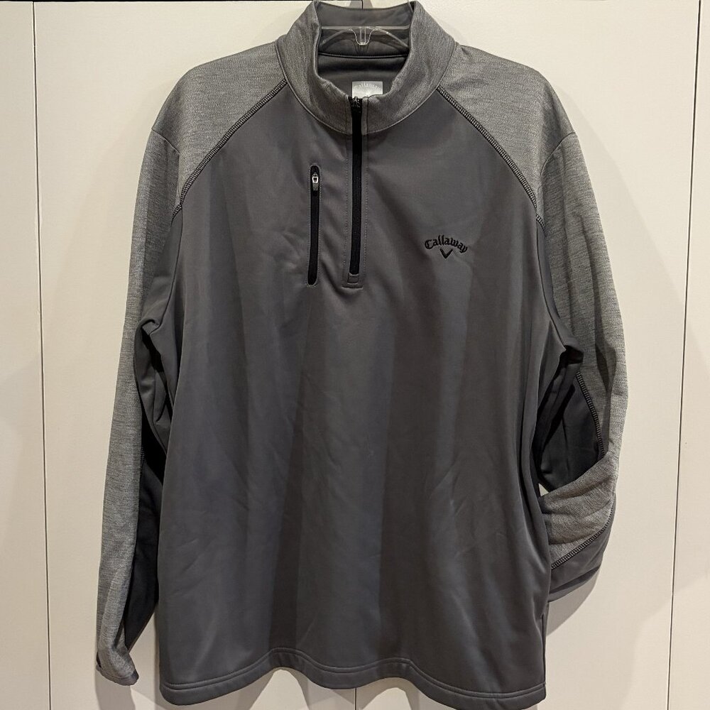 Men's Size Large Callaway Half-Zip Shirt